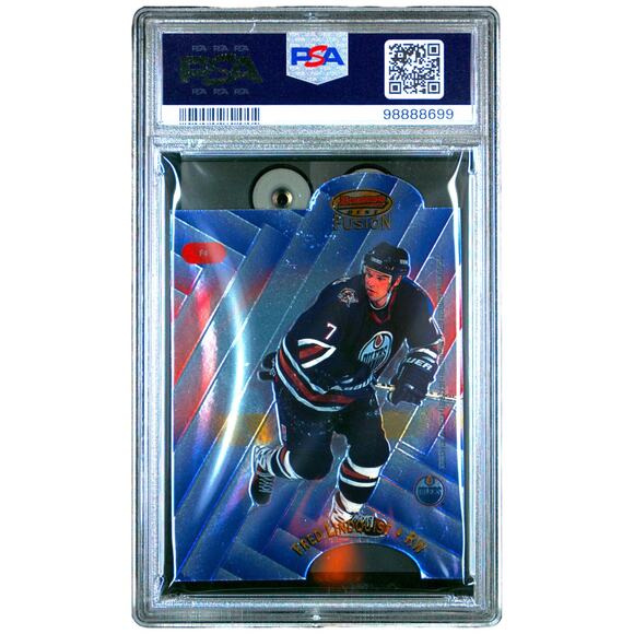 1998 Bowman's Best Mirror Image Fusion #F4 Teemu Selanne Fred Lindquist PSA 8 - Picture 2 of 8